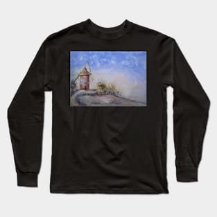 Windmill, Gontaud-de-Nogaret, Lot-et-Garonne, France Long Sleeve T-Shirt